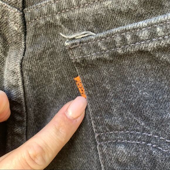 Vintage 90s Ladies Levi’s 951 relaxed fit black jean shorts Size 12 - Picture 7 of 8